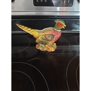 Vintage Inarco Japan Ceramic Pheasant Planter Figurine E6710 Mid Century Decor